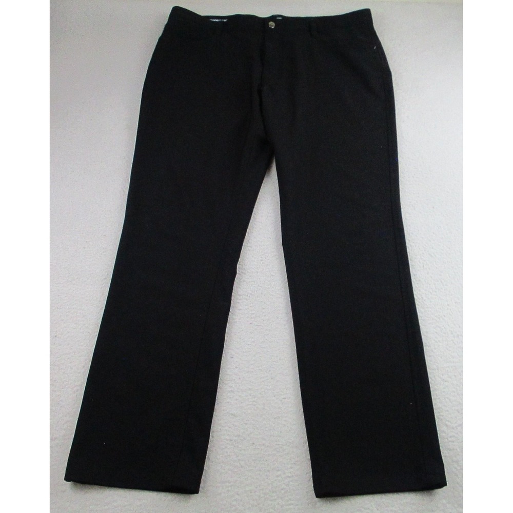 FootJoy Pants Mens 38x32 Black Athletic Fit Golf Stretch‎ Performance Zip Fly